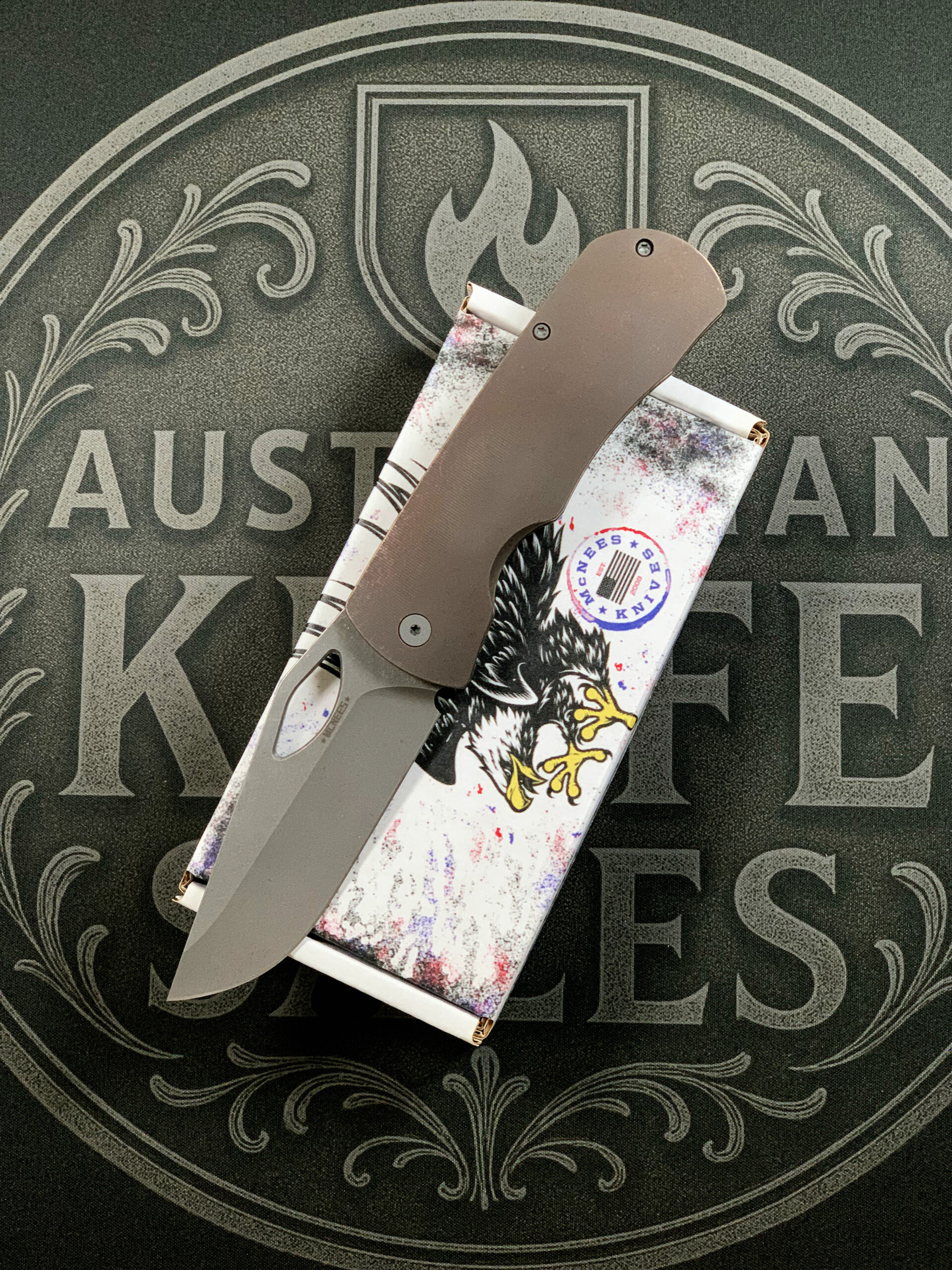 McNees Dixon MagnaCut - Atomic Bronze Titanium - Stonewashed Hardware