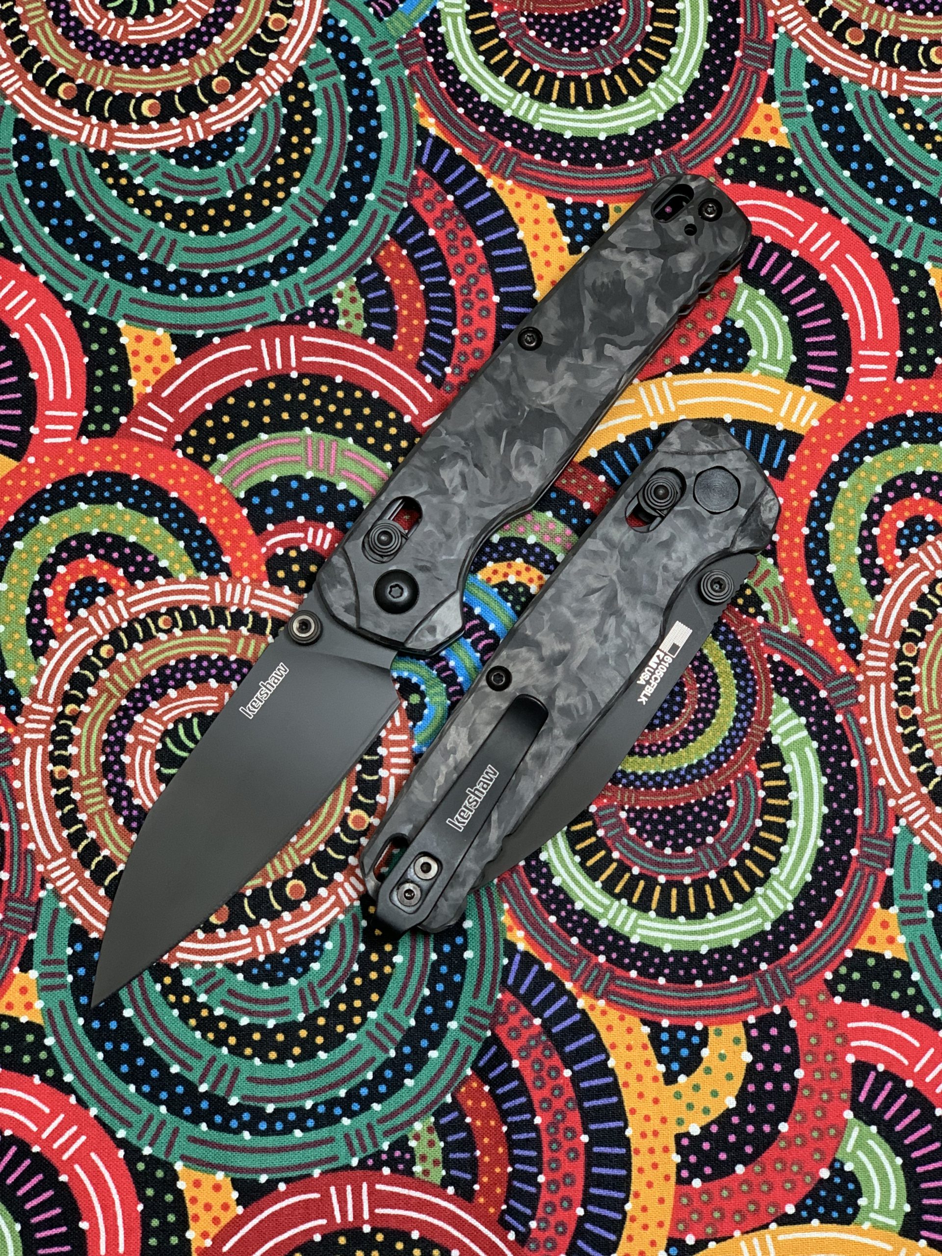 Kershaw Bel Air Carbon Fiber Black 6105CFBLK - Magnacut