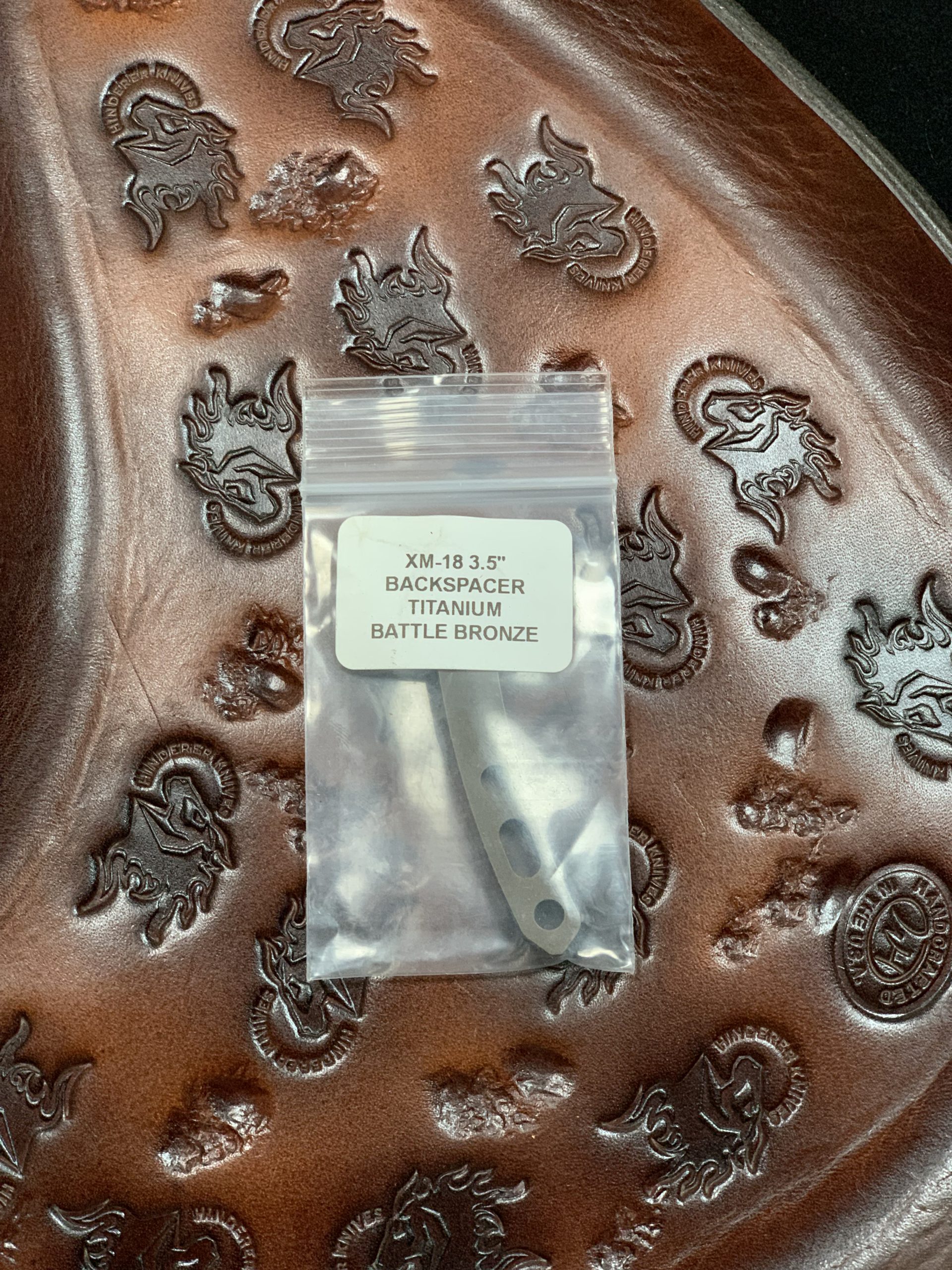 Hinderer XM18 3.5″ Titanium Backspacer – Battle Bronze