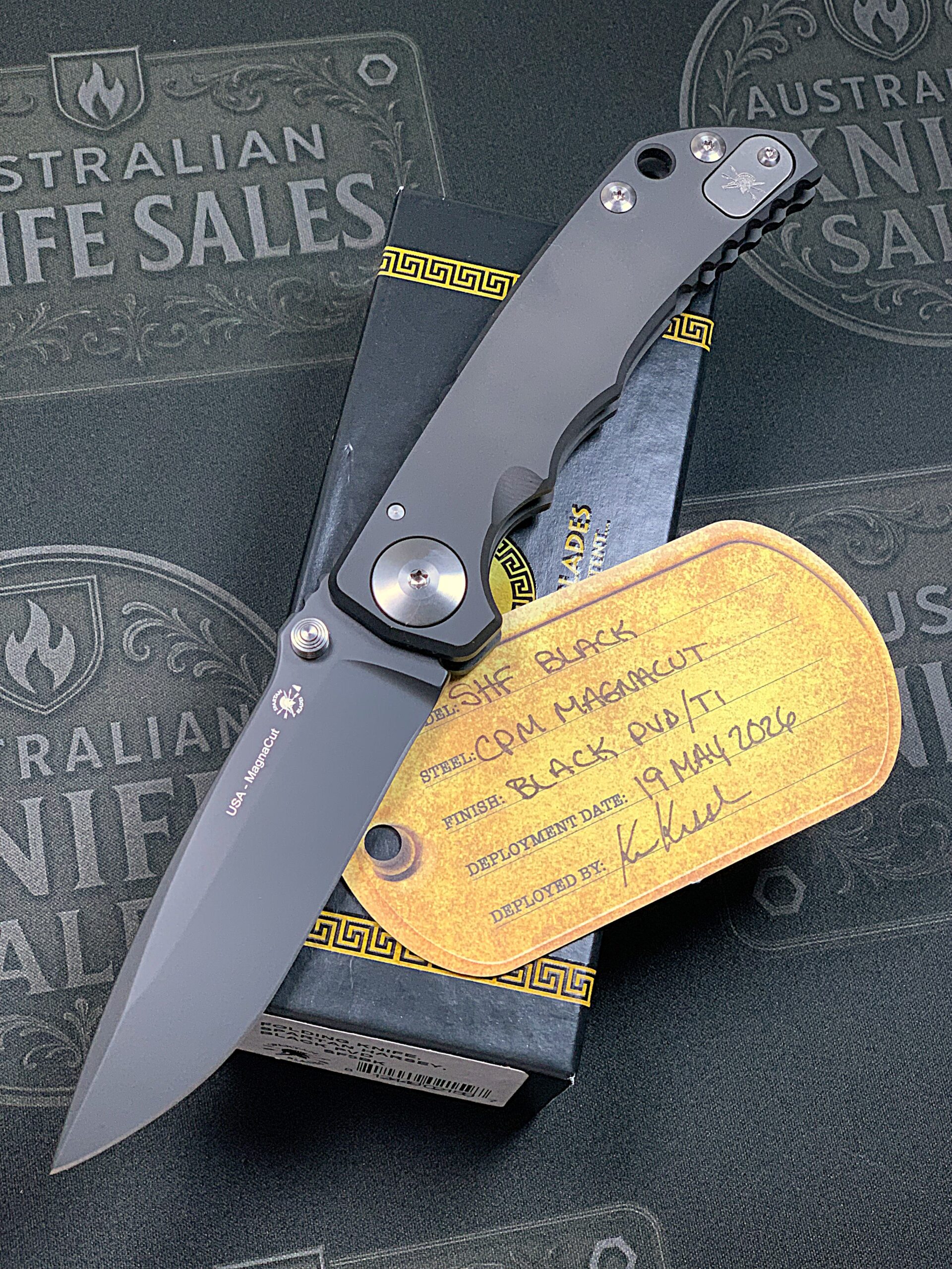 Spartan Harsey Folder - Black DLC - Magnacut