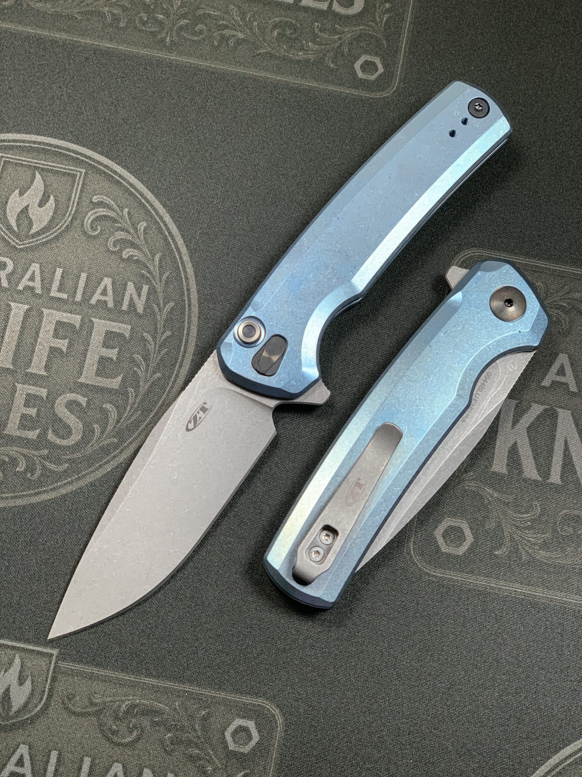 SPRINT RUN ZT0044BLU CPM-S90V - Blue Anodized Titanium