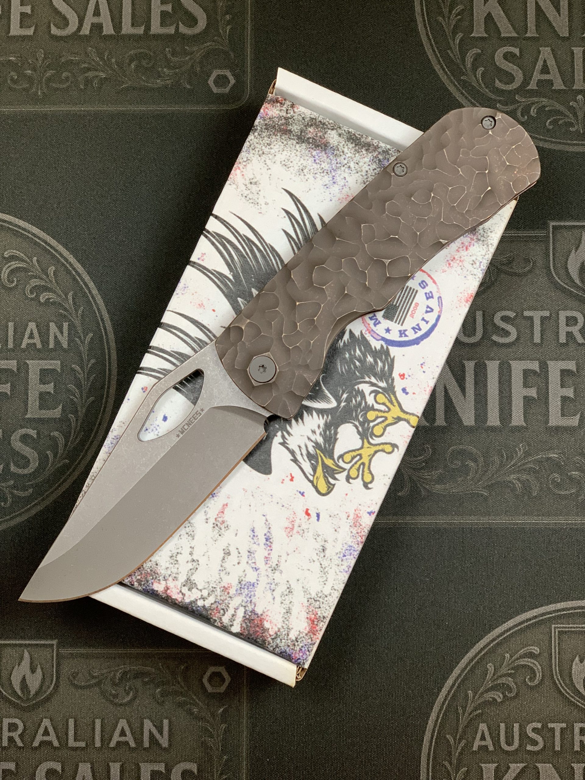 McNees 3.25″ Little Dixon – Bronze Atomic Rock Titanium – Stonewashed Hardware