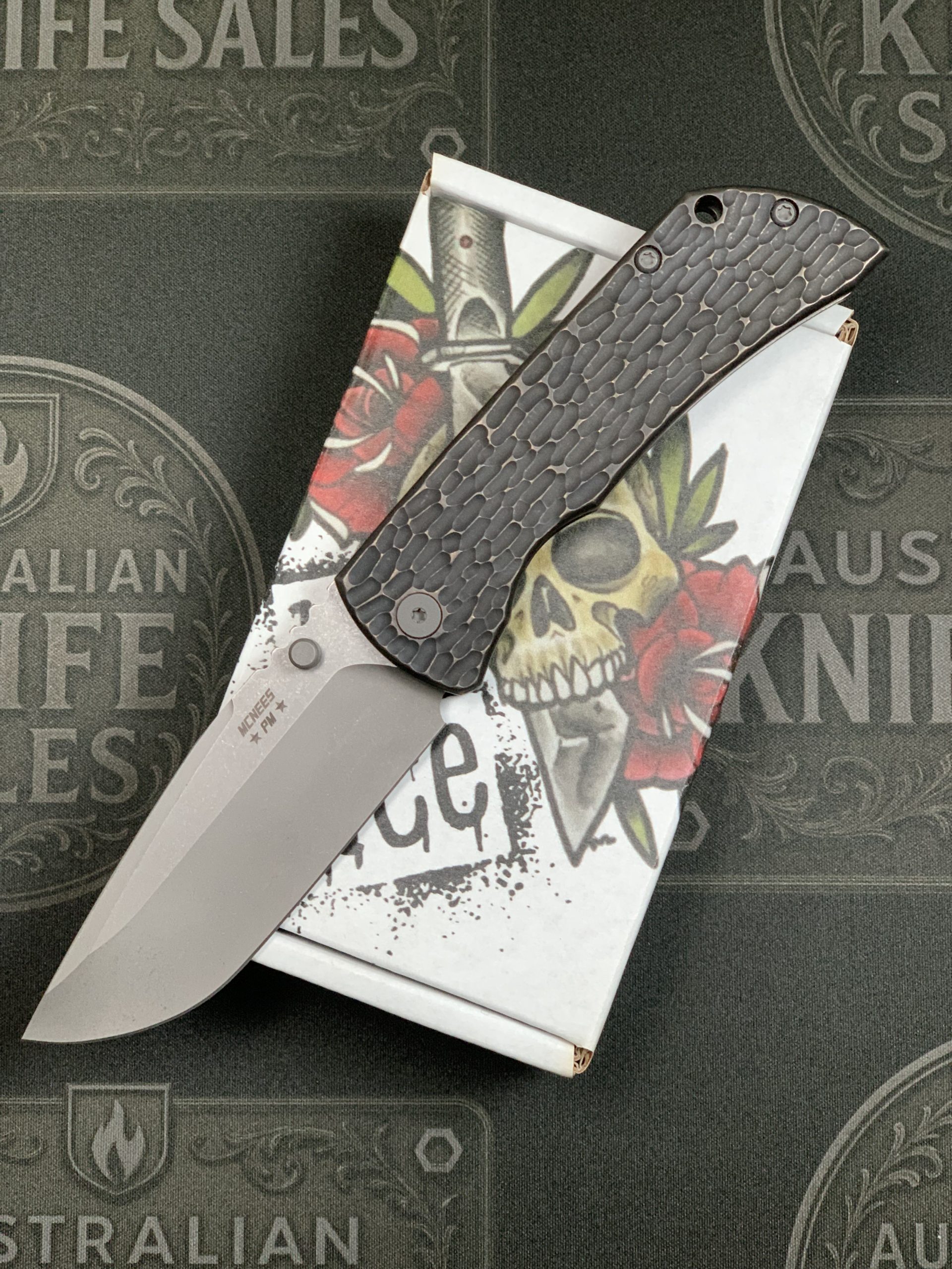 McNees PM MAC2 3.5″ – Antiqued Jig Titanium – Stonewashed Hardware